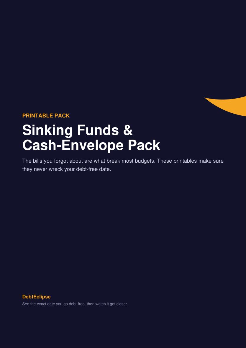 The budget and sinking funds tabs